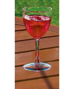 4 Pack Clear Wine Goblets