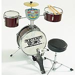 4-Piece Drum Set With Electronic Tutor And Stool