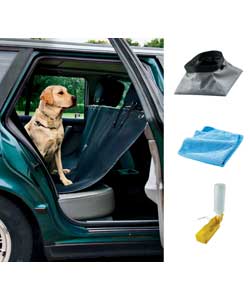 Keep your car seats clean while carrying your pets. Easy clean surface. Also includes 2 x 0.9 litre 