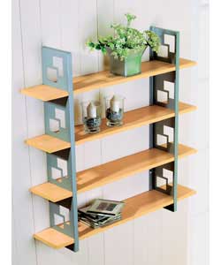 Ideal wall mounted general use shelf for CD, DVD and general multimedia storage. Holds up to 290 CDs
