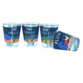 Mexican style tequila shot glasses
