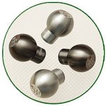 4000-13 Slant Top Gear Knob (Titanium)