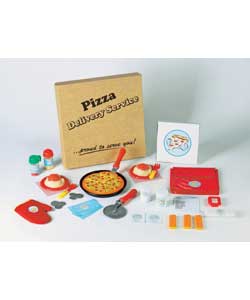 42 Piece Play Pizza Delivery Service Set