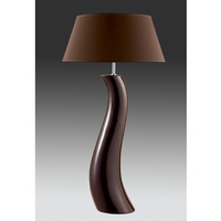 Unbranded 4266BR - Brown Ceramic Table Lamp Pair