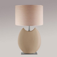 Unbranded 4267TA - Taupe Ceramic Table Lamp Pair