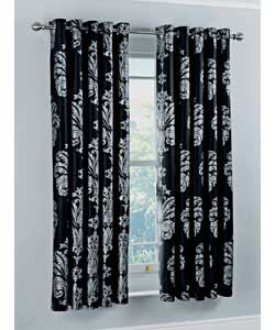 Curtains 100% combed cotton.Lining 100% cotton. 3in header tape.Complete with tiebacks.Width 117cm/4