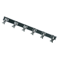 Halogen bar spot light fitting with a black and chrome finish. Length - 80cm Projection - 11.5cmBulb