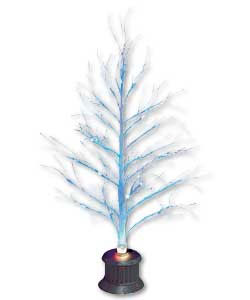 4ft Indoor/ Outdoor Twig Tree Blue LED