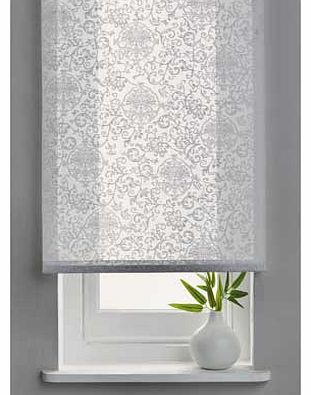 This stylish opaque roller blind would be a perfect privacy blind or why not use it to mellow the glaring midday sun. This opulent looking blind has an intricate filigree patterning with a feel of William Morris designs. Tested and safe to the 2014 b
