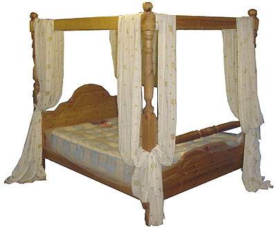5 FT VERONA FOUR POSTER BED