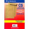 Ryman C5 heavy duty gummed envelopes. Pack of 50