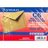 Ryman manilla C6 gummed envelopes. Pack of 50