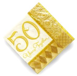 50 years together - Napkins - pack of 16
