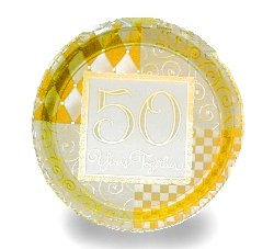 50 years together - Plate - 26cms