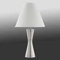 Unbranded 5051SS - Satin Chrome Table Lamp Pair
