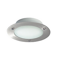 Energy saving modernly designed flush fitting with opal glass. This fitting is IP54 rated and suitab