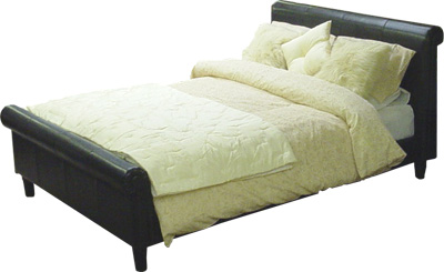 5Ft Leather Upholstered Bed