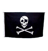 5ft X 3ft Skull X-Bones flag