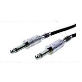 This is a standard 6.35mm (1/4 inch) jack plug to jack plug cable used for guitars and other instrum