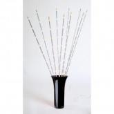 This set of 10 spear lights can be used indoors or outdoors (fitted transformer must be used indoors