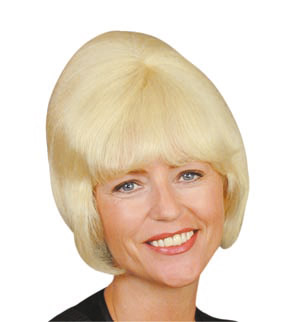 Unbranded 60s Beehive wig, blonde