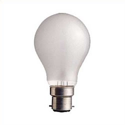 Mains voltage.Classic shape standard GLS lamp. Cap style: Bayonet CapStandard delivery charge of 