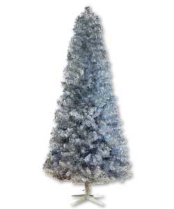 6ft Silver Tinsel Christmas Tree