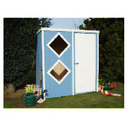Unbranded 6x4 Contemporary garden shed with 2 windows