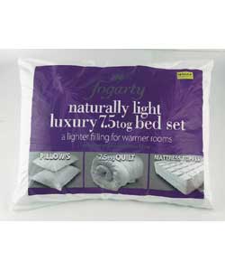 7.5 Tog White Duck Feather Bed in a Bag Set - Single