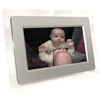 This 7 inch frame looks very stylish with its Silver insert and clear surround. With a resolution of