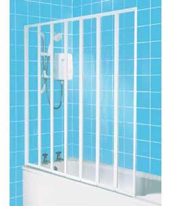360 panel rotation for easy cleaning and storage. Full length screen to bath, water seal for reduced