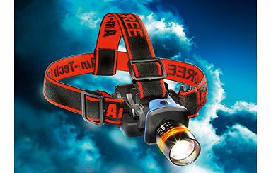 The best LED head torch weve ever tested, this one has a special Cree LED so powerful it shines a beam up to 700 feet long. In fact, its so bright that its been designed to flip down, so you can avoid temporarily blinding oncoming motorists if y