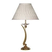 Unbranded 708 TLGO/S601 14OY - Gold and Crystal Table Lamp