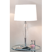 Unbranded 709 TL - Glass and Chrome Table Lamp
