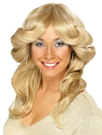Unbranded 70s Flick Blonde Wig