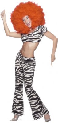 70s Zebra Velour Costume