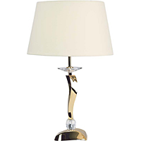 Unbranded 719 TLGO/S901 14CR - Gold and Crystal Table Lamp