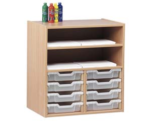 Unbranded 8 combi shelf storage unit