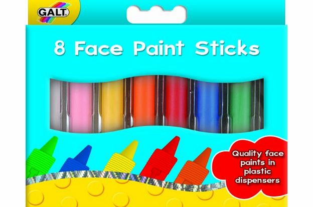 Unbranded 8 Face Paint Sticks- Galt