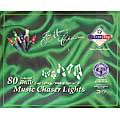 80 Coloured Bulb Music Chaser Lights