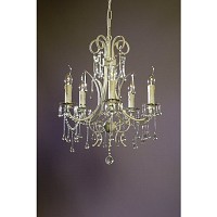 Unbranded 8017 5H CR - Cream Chandelier