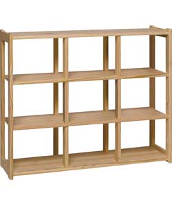 Unbranded 9 Compartment Storage Shelves - Pine