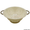 Unbranded 9` Cream Stainless steel Colander