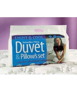 9 Tog Duvet and Pillow Set - King Size