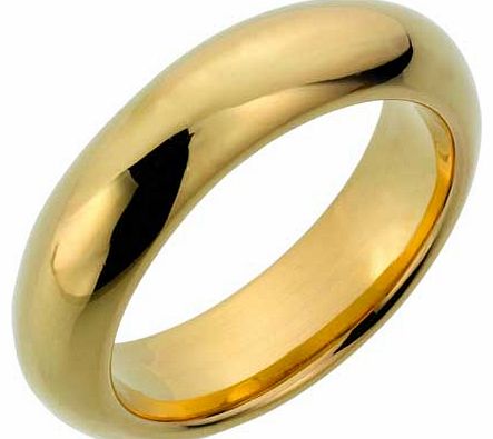 This Bonded Gold Court Shape Wedding Band is perfect if you want a ring with a simple but elegant design. This wedding band will look gorgeous with a yellow gold or bonded gold engagement ring. 9ct bonded gold. Band ring. Available in sizes M to Z.
