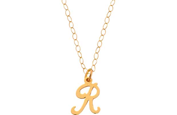 With its fine chain this elegant necklace makes a perfect gift or a treat for yourself. 9ct yellow gold. Length of necklace 41cm/16in. Pendant size H12