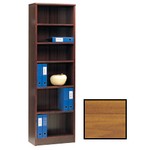 (AA) Scandinavian Real Wood Veneer Standard Bookcase-Teak
