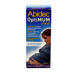 Abidec OptiMUM Syrup has been carefully prepared to support you during pregnancy and help you build 