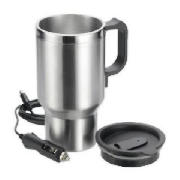 Autocare heated drinking mug is ideal to make or maintain a hot drink, easy to clean, rust resistant