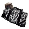 Get a little wild this weekend with this large tote with zebra print. Wipe clean. Outer: 90 Polyeste